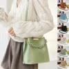 Korean Leather Shoulder Crossbody Bag - Image 3