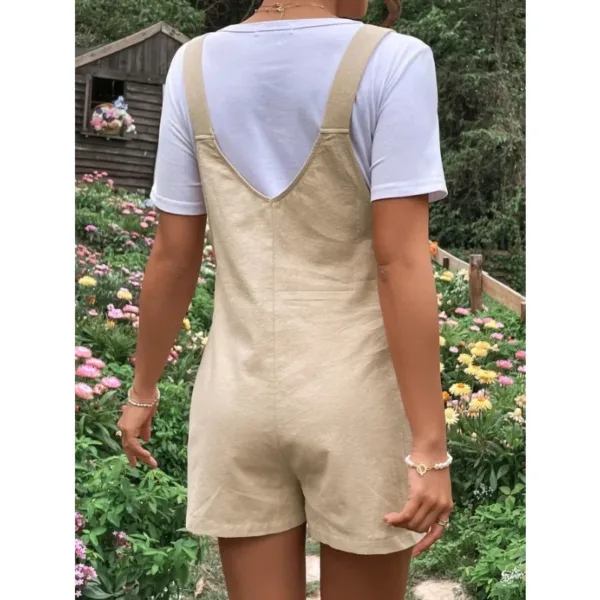 Plus-Size Maternity Summer Romper - Image 4