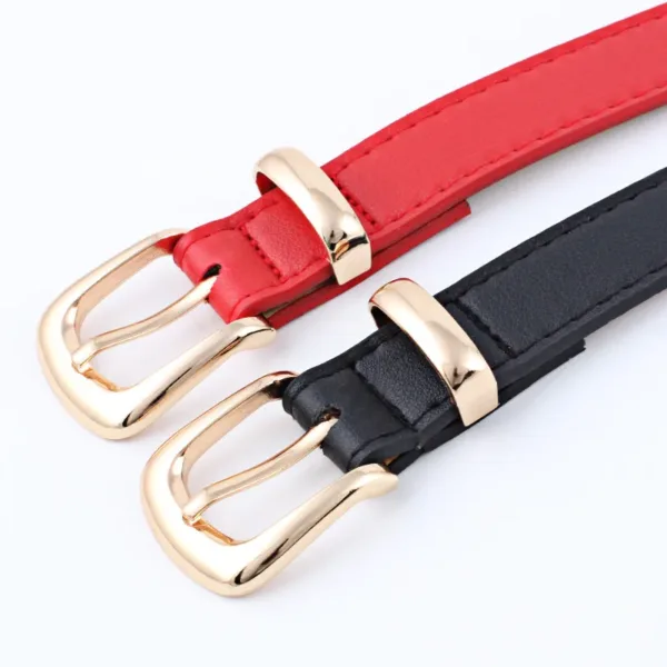 PU Leather Metal Buckle Belt - Image 3