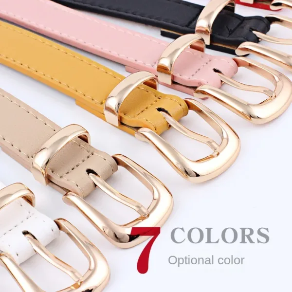 PU Leather Metal Buckle Belt - Image 5