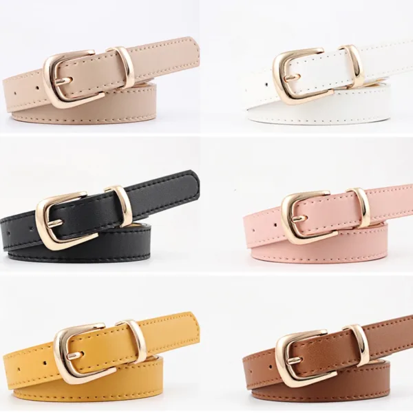 PU Leather Metal Buckle Belt - Image 2