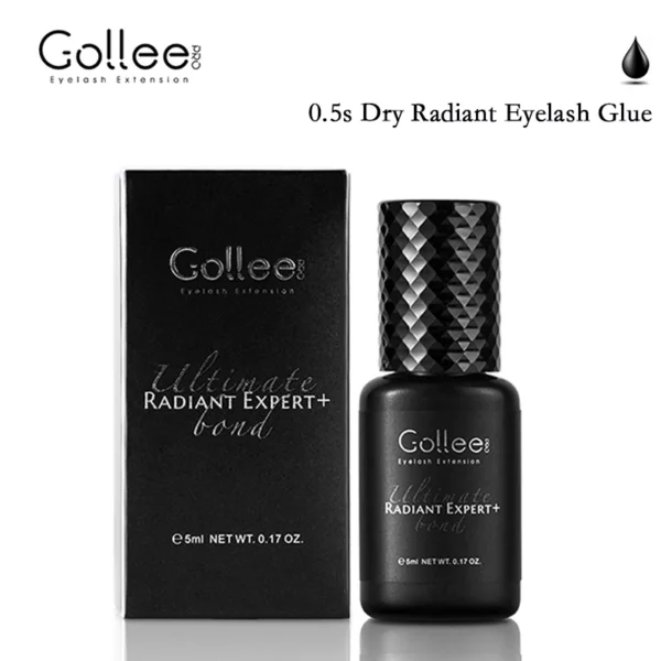 Gollee Eyelash Glue 0.5s Fast drying lashes glue for Salon Artist Eyelash Extensions Glue Profession eyelash extension supplies - Image 4