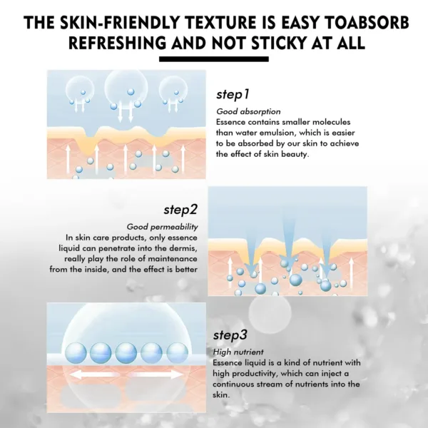 Hyaluronic Acid Cream Lifting Firming Fades Fine Lines Hydration Moisturizer Collagen Face Cream For Men Skin Care Products 30g - Image 6