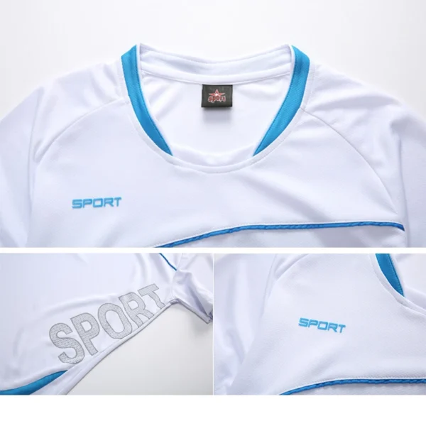 5XL Mens Sportswear Tracksuit Elastic Running Sets Men Football Basketball Tennis Sport Sets Fitness GYM Suits Workout Clothing - Image 11