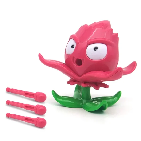 1pcs PVZ PLANTS VS ZOMBIES 2 Peashooter Gatling Pea Shooter PVC Action Figure Model Toy Dolls Shooting Toy Kids Gifts For boys - Image 9