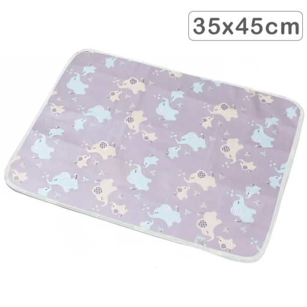 30x40/35x45cm Baby Reusable Mattress Waterproof Diapering Changing Pads Cotton Washable Newborn Mattress Baby Changing Mat - Image 13