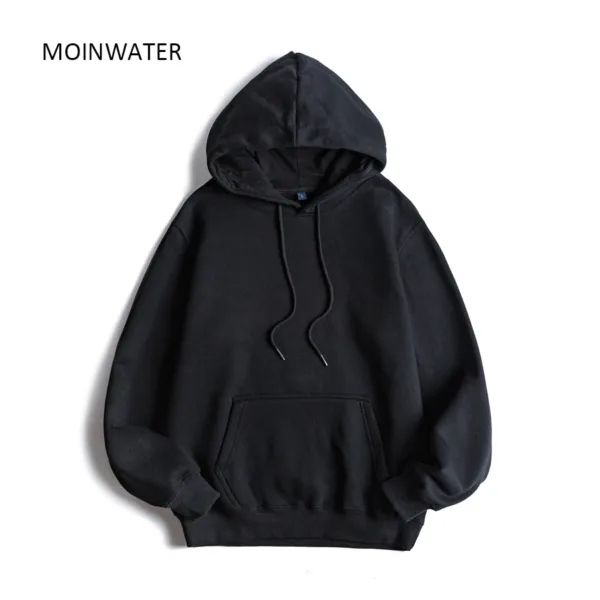 MOINWATER Brand New Women Fleece Hoodies Lady Streetwear Sweatshirt Female White Black Winter Warm Hoodie Outerwear MH2001 - Image 7