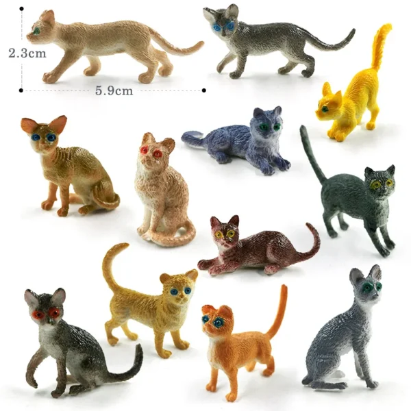 12Pcs Insect Spider Butterfly Fish Dinosaur Dog Cat Horse Figurine Farm Animal Model Action Figure Hot Toy Set For Children Gift - Image 38