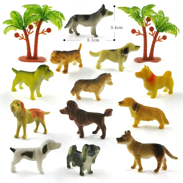 12Pcs Insect Spider Butterfly Fish Dinosaur Dog Cat Horse Figurine Farm Animal Model Action Figure Hot Toy Set For Children Gift - Image 6