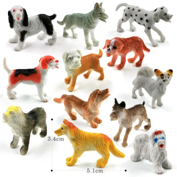 12Pcs Insect Spider Butterfly Fish Dinosaur Dog Cat Horse Figurine Farm Animal Model Action Figure Hot Toy Set For Children Gift - Image 5
