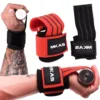 Weight Lifting Wrist Straps Grips Support Pull Ups Deadlifts Dumbbell Gym Straps Strength Training Fitness Barbells Power Sport - Image 2