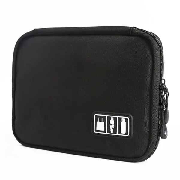 Outdoor Travel Kit Waterproof Nylon Cable Holder Bag Electronic Accessories USB Drive Storage Case Camping Hiking Organizer Bag - Image 6