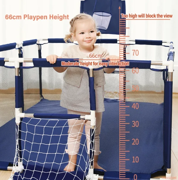 PANGDUBE Baby Playpen for Children Baby Playground for 6 months~6 Years Old Kids Baby Activity Fence Baby Games Park - Image 12