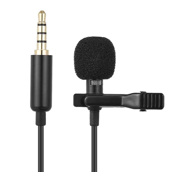 Portable 1.5m Lavalier Mini Microphone Condenser Clip-on Lapel Mic Wired USB 3.5mm Type-C Microfon For Phone for Mac Laptop PC - Image 10