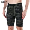 Front Opening Long Men's Panties Cotton Boxers For Man Underwear Breathable Boxershorts Male Sexy Print Underpants - Image 3