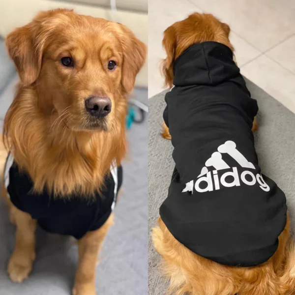 XS-9XL Adidog Pet Dog Clothes for Small Medium Big Large Dogs Cotton Hooded Sweatshirt Hot Selling Warm Two-Legged Pets Jacket - Image 7