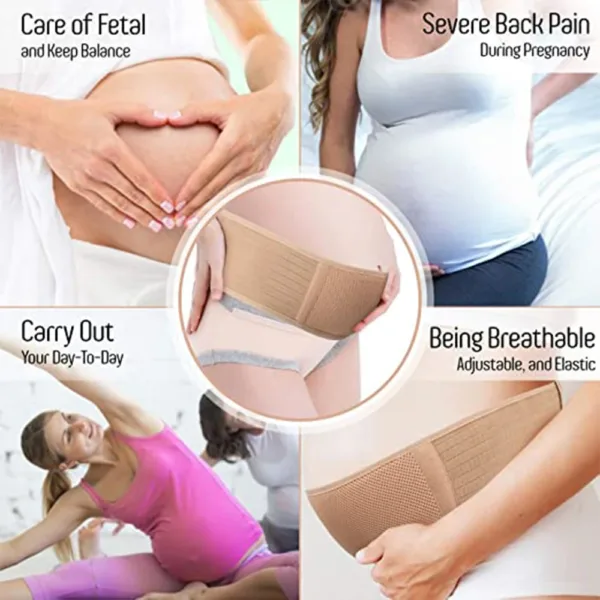 Breathable Maternity Brace Protector Care Abdomen Support Belly Clothes Pregnant Women Waist Belt Waist Band Back Ropa Pregnancy - Image 3