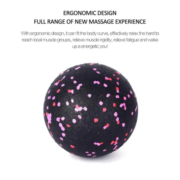 2024 Massage Yoga Exercise Relieve Pain Handball Massage Ball High Density Lightweight Fitness Body Fascia 8cm Fitness Equipment