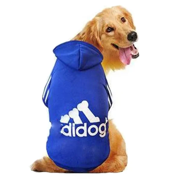 XS-9XL Adidog Pet Dog Clothes for Small Medium Big Large Dogs Cotton Hooded Sweatshirt Hot Selling Warm Two-Legged Pets Jacket - Image 9