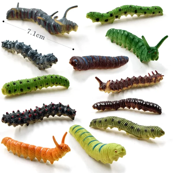 12Pcs Insect Spider Butterfly Fish Dinosaur Dog Cat Horse Figurine Farm Animal Model Action Figure Hot Toy Set For Children Gift - Image 25