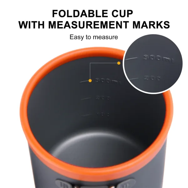 Widesea Camping Aluminum Cup Outdoor Mug Tourism Tableware Picnic Cooking Equipment Tourist Coffee Drink Trekking Hiking - Image 2