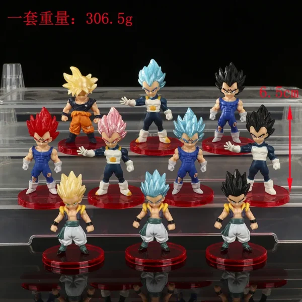 1PCS Random style Anime Dragon Ball Z Model Figure Toys Gift Super Saiyan Goku Vegeta Trunks Majin Buu Frieza Doll - Image 6