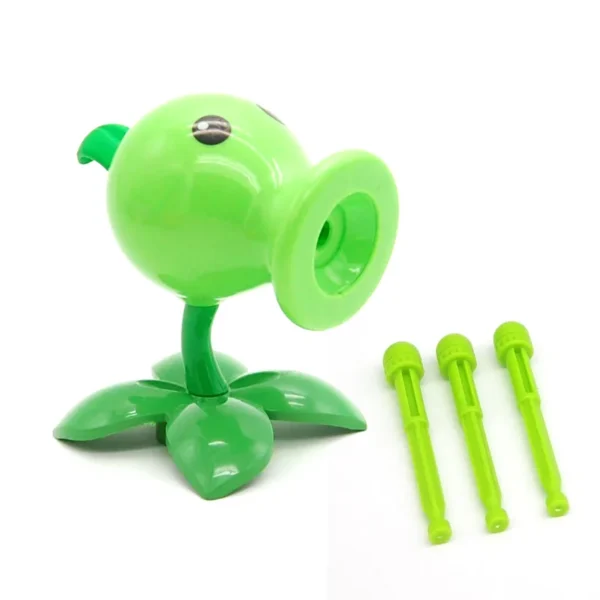 1pcs PVZ PLANTS VS ZOMBIES 2 Peashooter Gatling Pea Shooter PVC Action Figure Model Toy Dolls Shooting Toy Kids Gifts For boys - Image 15