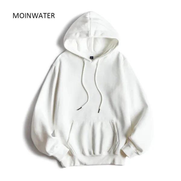 MOINWATER Brand New Women Fleece Hoodies Lady Streetwear Sweatshirt Female White Black Winter Warm Hoodie Outerwear MH2001 - Image 8