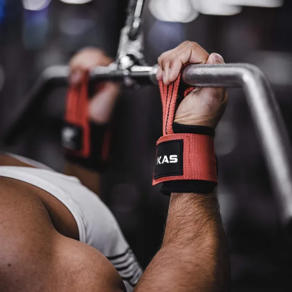 Weight Lifting Wrist Straps Grips Support Pull Ups Deadlifts Dumbbell Gym Straps Strength Training Fitness Barbells Power Sport - Image 4