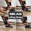 Weight Lifting Wrist Straps Grips Support Pull Ups Deadlifts Dumbbell Gym Straps Strength Training Fitness Barbells Power Sport - Image 3