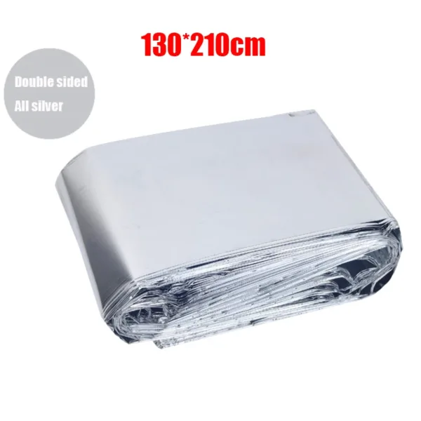 Emergency Blanket Outdoor Survive First Aid Rescue Kit Windproof Waterproof Foil Thermal Blanket for Camping Hiking - Image 12