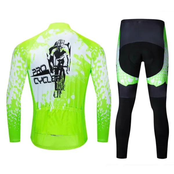 Long Sleeve Bike Jerseys With Pants For Men Latest Autumn Winter Cycling Sets Pro Team Racing Sportswear Bicycle Suits Uniform - Image 6