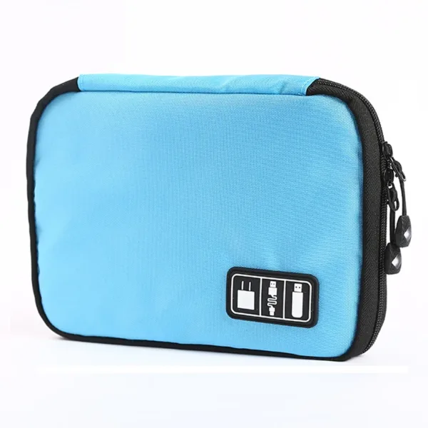 Outdoor Travel Kit Waterproof Nylon Cable Holder Bag Electronic Accessories USB Drive Storage Case Camping Hiking Organizer Bag - Image 7