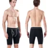 Front Opening Long Men's Panties Cotton Boxers For Man Underwear Breathable Boxershorts Male Sexy Print Underpants - Image 7