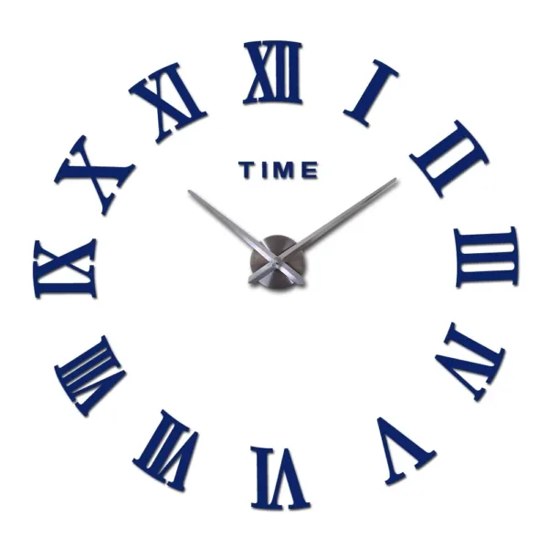Diy Wall Cock Promotion New Home Decor Large Roman Mirror Fashion Modern Quartz Clocks Living Room Sticker Watch - Image 5