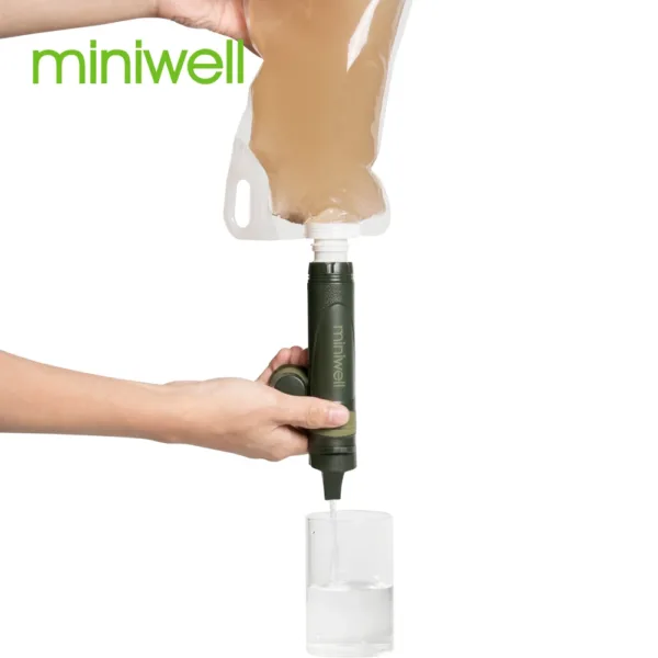 Miniwell L600 Outdoor Survival Camping Equipment Portable Straw Water Filter - Image 5