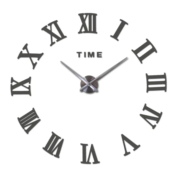 Diy Wall Cock Promotion New Home Decor Large Roman Mirror Fashion Modern Quartz Clocks Living Room Sticker Watch - Image 7