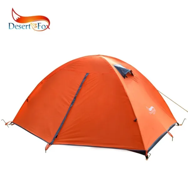 Desert&Fox Backpacking Tent 2 Person Double Layer Camping Tents 4 Seasons Waterproof Breathable Lightweight Portable Travel Tent - Image 3