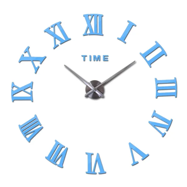 Diy Wall Cock Promotion New Home Decor Large Roman Mirror Fashion Modern Quartz Clocks Living Room Sticker Watch - Image 13