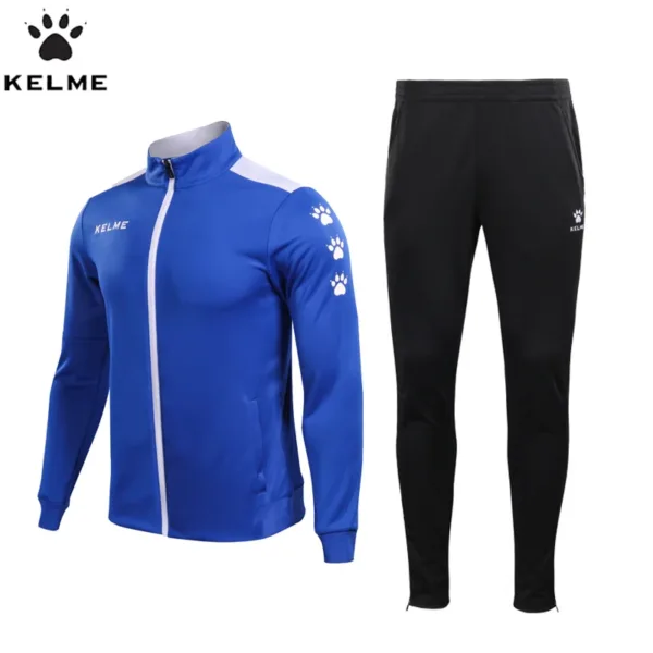 KELME Men's Sportswear Warm Tracksuit Jacket Sweatpants Running Sets Jogging Suits Male Joggers Fitness Sport Suit Men 3771200 - Image 8