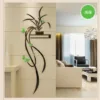 3D Acrylic Orchid Flower Wall Sticker Self-adhesion Home Decor Living Room TV Background Wall Decals Wall Decor - Image 2