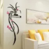 3D Acrylic Orchid Flower Wall Sticker Self-adhesion Home Decor Living Room TV Background Wall Decals Wall Decor - Image 4