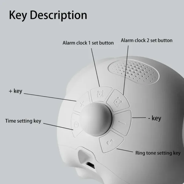 Cute Multifunctional Alarm Clock - Image 4