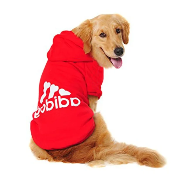 XS-9XL Adidog Pet Dog Clothes for Small Medium Big Large Dogs Cotton Hooded Sweatshirt Hot Selling Warm Two-Legged Pets Jacket - Image 10