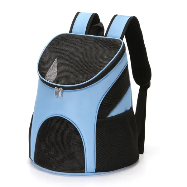 Portable Foldable Mesh Pet Carrier Dog Backpack Breathable Bag Dog Cat Large Capacity Outdoor Travel Carrier Double Shoulder Bag - Image 3