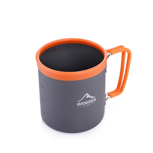 Widesea Camping Aluminum Cup Outdoor Mug Tourism Tableware Picnic Cooking Equipment Tourist Coffee Drink Trekking Hiking - Image 4