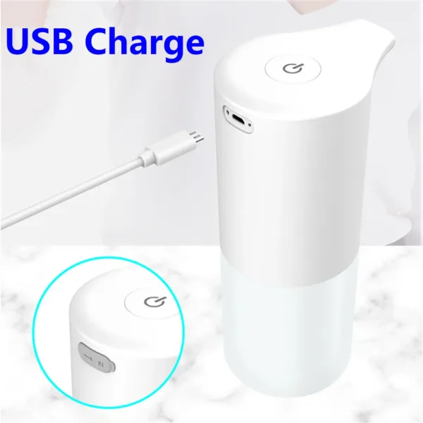 USB Charging Automatic Induction Foam Soap Dispenser Smart Liquid Soap Dispenser Auto Touchless Hand Washer for Kitchen Bathroom - Image 13