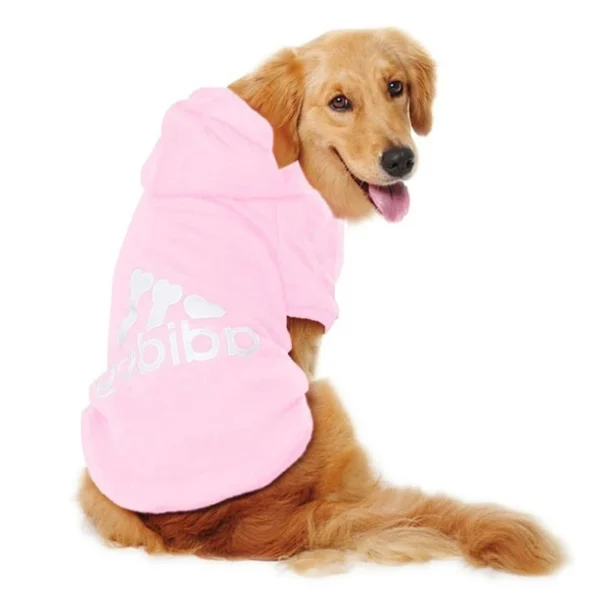 XS-9XL Adidog Pet Dog Clothes for Small Medium Big Large Dogs Cotton Hooded Sweatshirt Hot Selling Warm Two-Legged Pets Jacket - Image 2