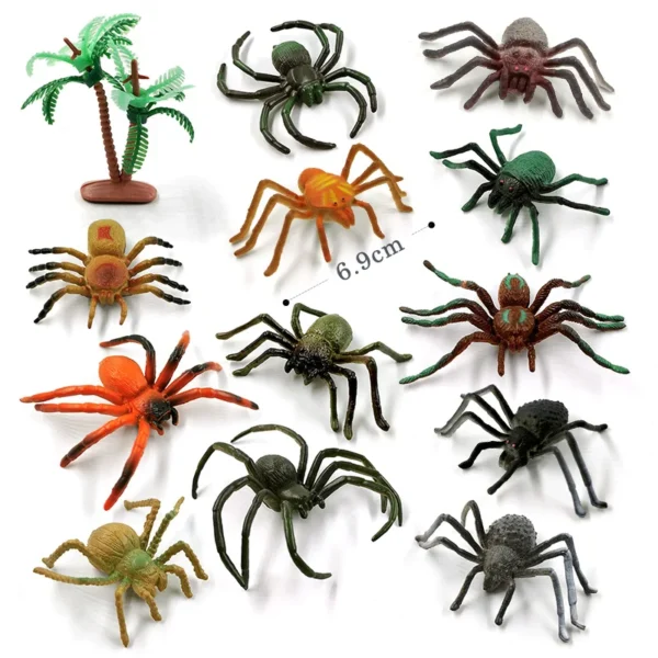 12Pcs Insect Spider Butterfly Fish Dinosaur Dog Cat Horse Figurine Farm Animal Model Action Figure Hot Toy Set For Children Gift - Image 33