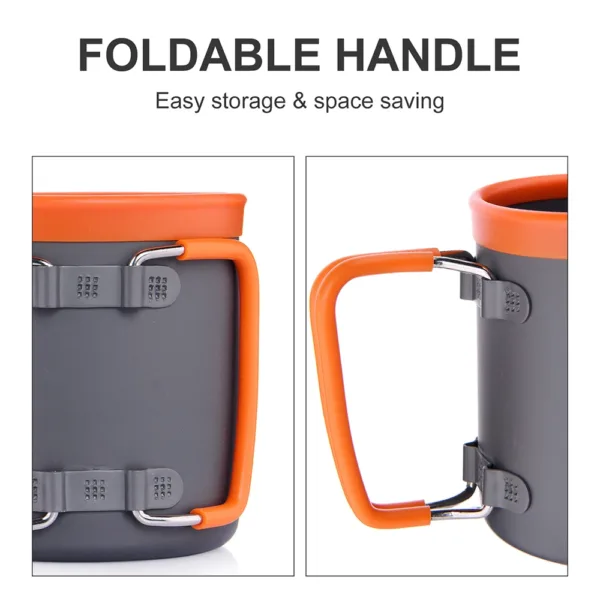 Widesea Camping Aluminum Cup Outdoor Mug Tourism Tableware Picnic Cooking Equipment Tourist Coffee Drink Trekking Hiking - Image 6